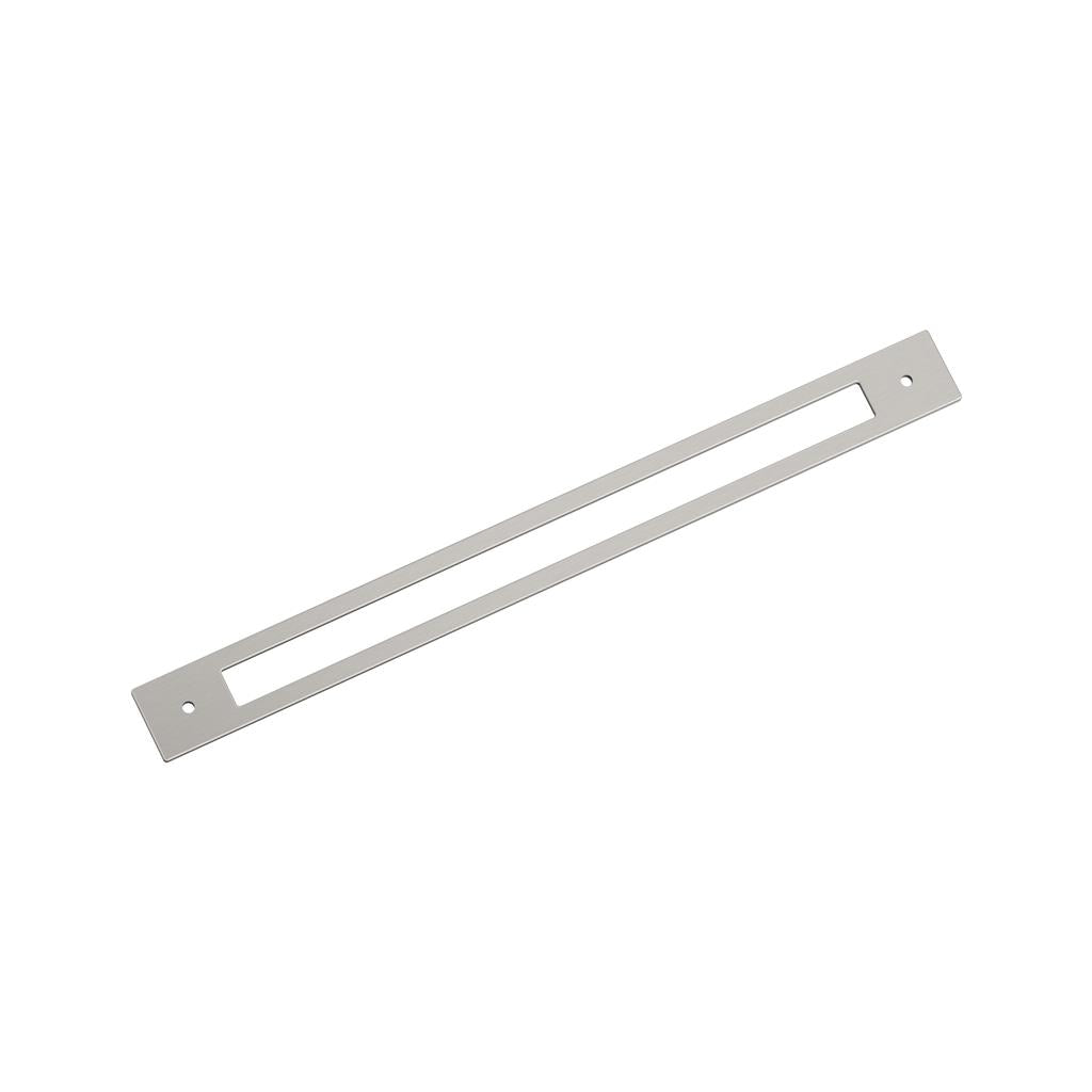 AMEROCK Medora Rectangle Cabinet Handle Backplate in Satin Nickel (+8 Sizes)