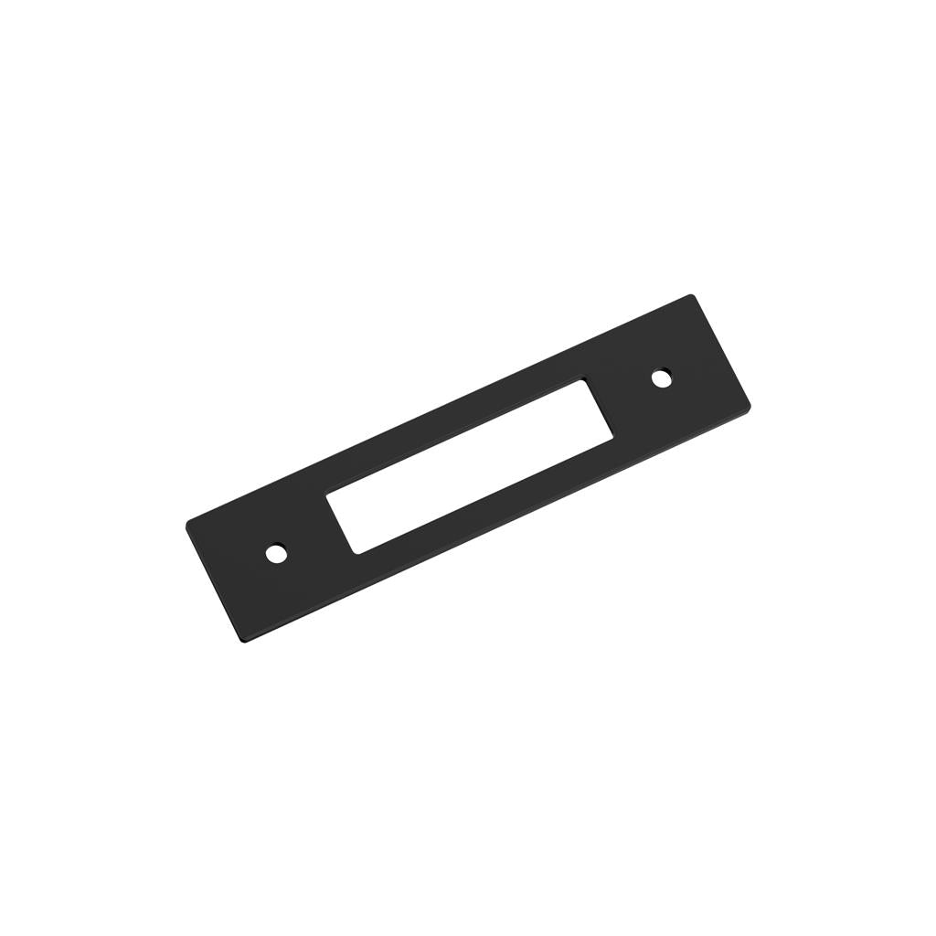 AMEROCK Medora Rectangle Cabinet Handle Backplate in Flat Black (+8 Sizes)