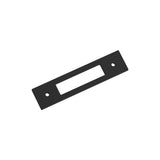 AMEROCK Medora Rectangle Cabinet Handle Backplate in Flat Black (+8 Sizes)