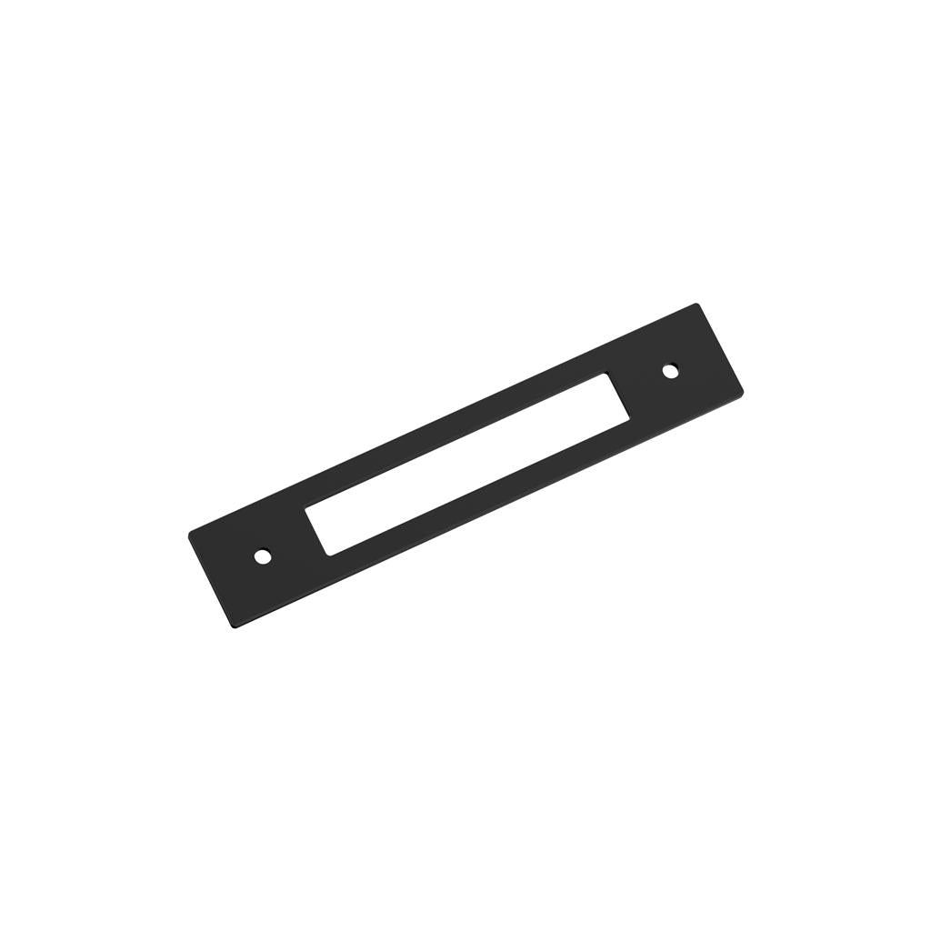 AMEROCK Medora Rectangle Cabinet Handle Backplate in Flat Black (+8 Sizes)