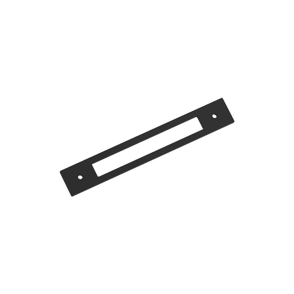 AMEROCK Medora Rectangle Cabinet Handle Backplate in Flat Black (+8 Sizes)