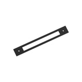 AMEROCK Medora Rectangle Cabinet Handle Backplate in Flat Black (+8 Sizes)
