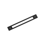 AMEROCK Medora Rectangle Cabinet Handle Backplate in Flat Black (+8 Sizes)