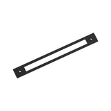 AMEROCK Medora Rectangle Cabinet Handle Backplate in Flat Black (+8 Sizes)