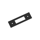 AMEROCK Medora Rectangle Cabinet Handle Backplate in Flat Black (+8 Sizes)