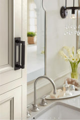 AMEROCK Medora Rectangle Cabinet Handle Backplate in Oil Rubbed Bronze (+8 Sizes)