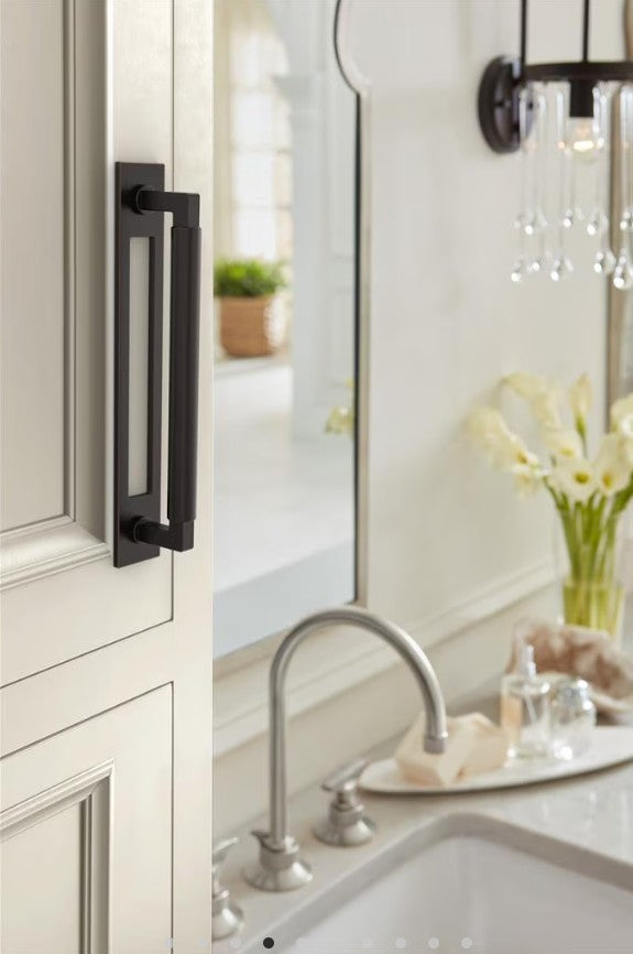 AMEROCK Medora Rectangle Cabinet Handle Backplate in Oil Rubbed Bronze (+8 Sizes)