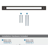 AMEROCK Medora Rectangle Cabinet Handle Backplate in Oil Rubbed Bronze (+8 Sizes)
