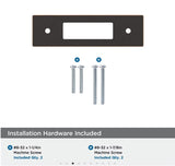 AMEROCK Medora Rectangle Cabinet Handle Backplate in Oil Rubbed Bronze (+8 Sizes)