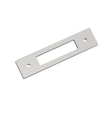 AMEROCK Medora Rectangle Cabinet Handle Backplate in Polished Nickel (+8 Sizes)
