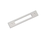 AMEROCK Medora Rectangle Cabinet Handle Backplate in Polished Nickel (+8 Sizes)