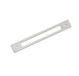 AMEROCK Medora Rectangle Cabinet Handle Backplate in Polished Nickel (+8 Sizes)