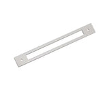 AMEROCK Medora Rectangle Cabinet Handle Backplate in Polished Nickel (+8 Sizes)