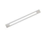 AMEROCK Medora Rectangle Cabinet Handle Backplate in Polished Nickel (+8 Sizes)
