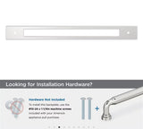AMEROCK Medora Rectangle Appliance Pull Backplate in Polished Chrome (+2 Sizes)