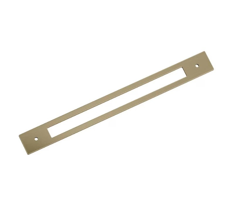 AMEROCK Medora Rectangle Appliance Pull Backplate in Champagne Bronze (+2 Sizes)