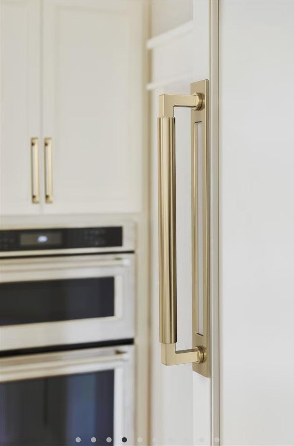 AMEROCK Medora Rectangle Appliance Pull Backplate in Golden Champagne (+2 Sizes)