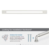 AMEROCK Medora Rectangle Appliance Pull Backplate in Satin Nickel (+2 Sizes)