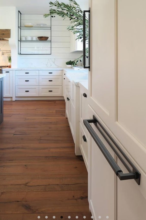 AMEROCK Medora Rectangle Appliance Pull Backplate in Matte Black (+2 Sizes)
