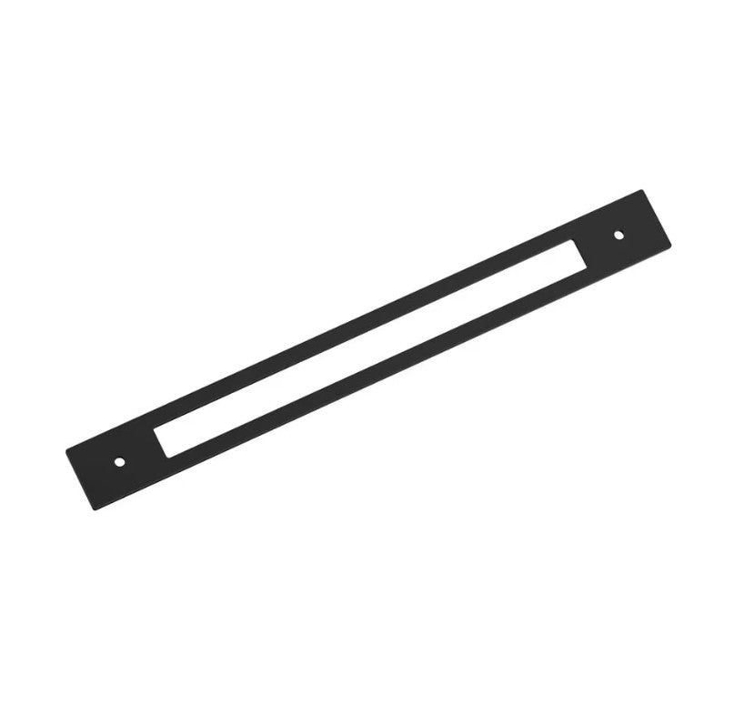 AMEROCK Medora Rectangle Appliance Pull Backplate in Matte Black (+2 Sizes)