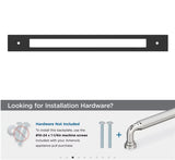 AMEROCK Medora Rectangle Appliance Pull Backplate in Oil Rubbed Bronze (+2 Sizes)