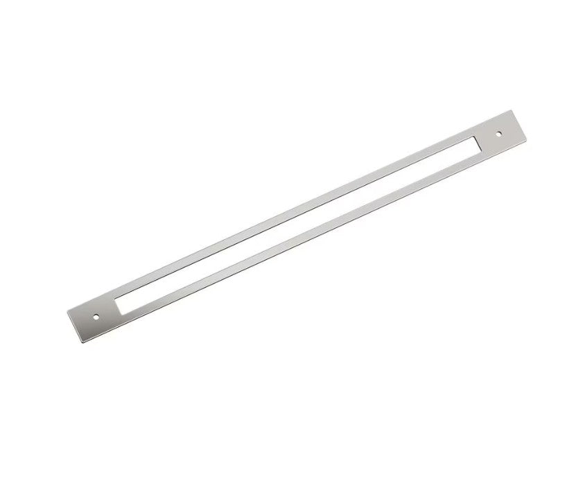 AMEROCK Medora Rectangle Appliance Pull Backplate in Polished Nickel (+2 Sizes)