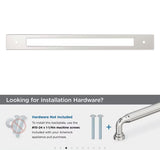AMEROCK Medora Rectangle Appliance Pull Backplate in Polished Nickel (+2 Sizes)