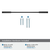 AMEROCK Angle Cabinet Handle Pull in Matte Black (+6 Sizes)