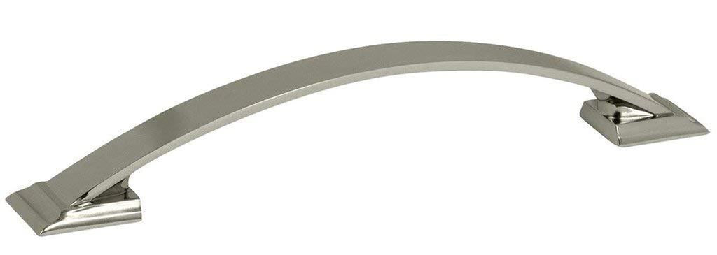 AMEROCK Candler Handle Cabinet Pull in Polished Nickel (+8 Sizes)