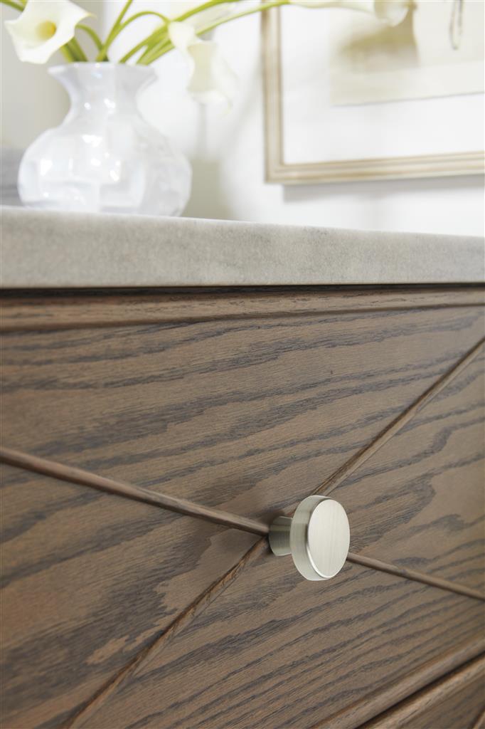 AMEROCK Blackrock Round Cabinet Knob in Satin Nickel (+2 Sizes)
