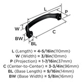 AMEROCK Revitalize Cabinet Handles in Black Bronze (+7 Sizes)
