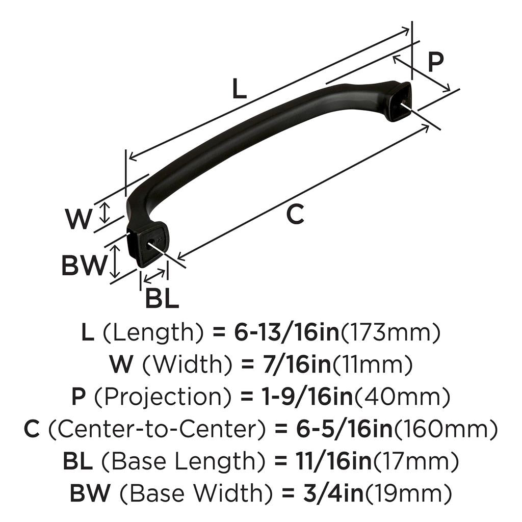 AMEROCK Revitalize Cabinet Handles in Black Bronze (+7 Sizes)