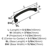 AMEROCK Revitalize Cabinet Handles in Black Bronze (+7 Sizes)