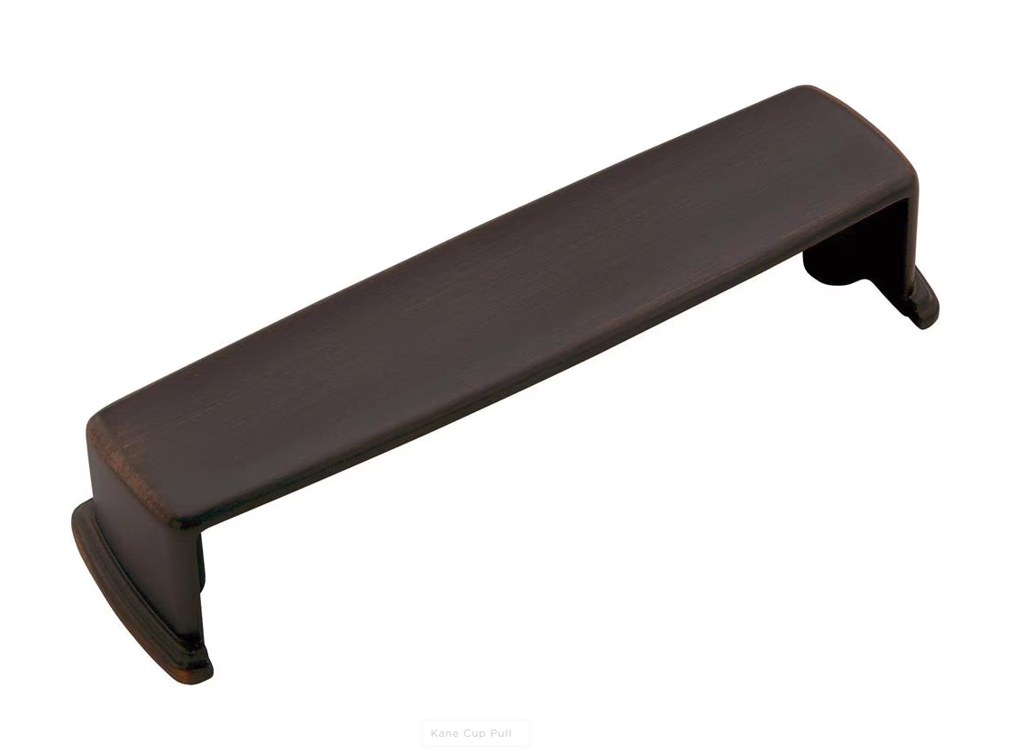 AMEROCK Kane 3-3/4" Centers Cup Pull in Oil Rubbed Bronze