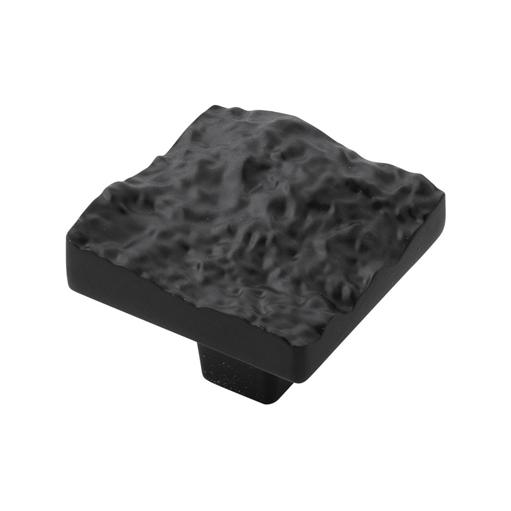 BELWITH KEELER Sandrine Square Cabinet Knob in Black Mist