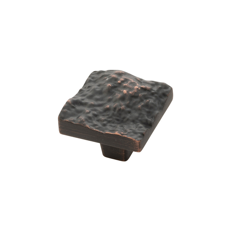 BELWITH KEELER Sandrine Square Cabinet Knob in Vintage Bronze