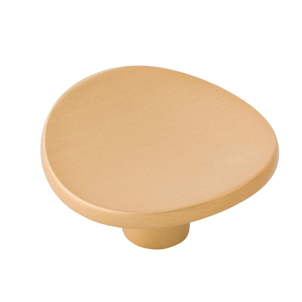 BELWITH KEELER Vale Round Cabinet Knob in Brushed Golden Brass (+2 Sizes)
