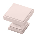 BELWITH KEELER Brownstone Square Cabinet Knob in Polished Nickel (+2 Sizes)