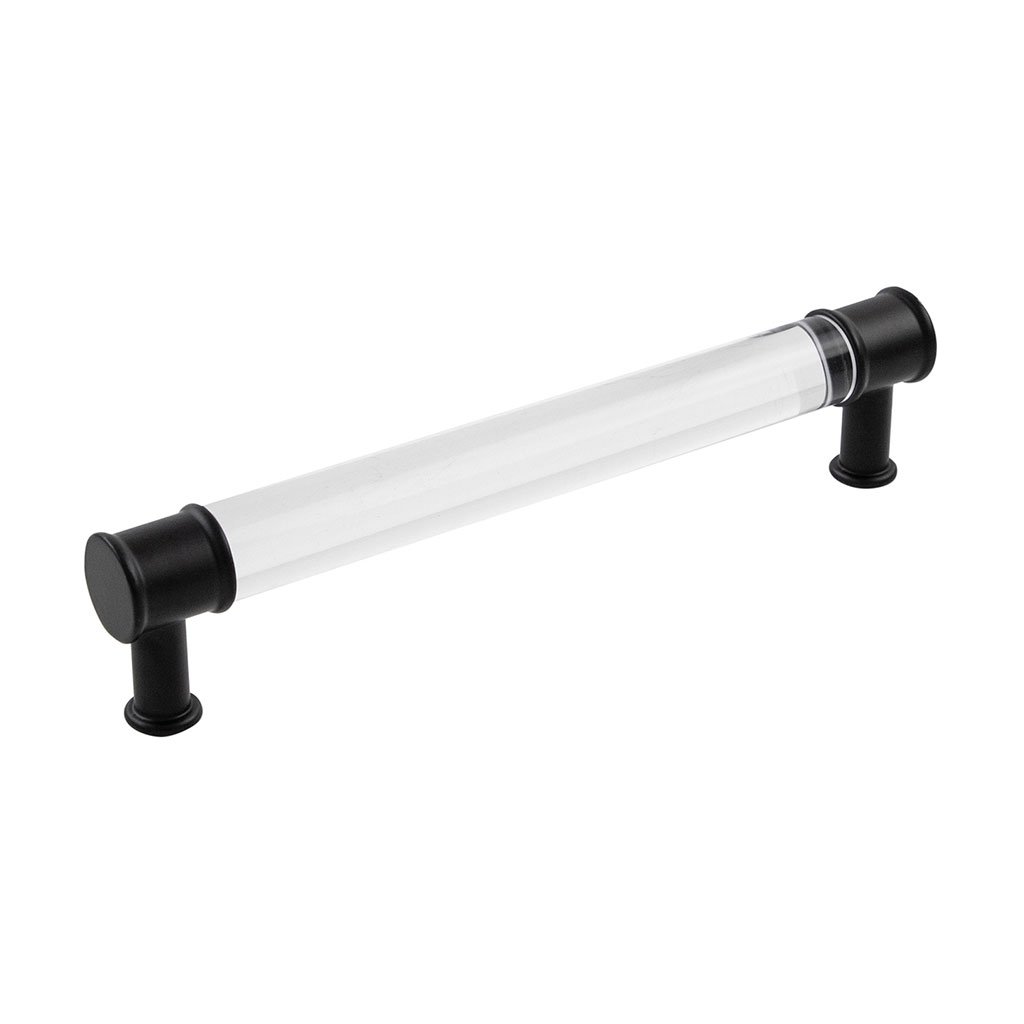 HICKORY Midway Handle Cabinet Pulls in Matte Black and Clear (+5 Sizes)