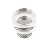 HICKORY Midway Round Cabinet Knob in Satin Nickel and Clear (+2 Sizes)