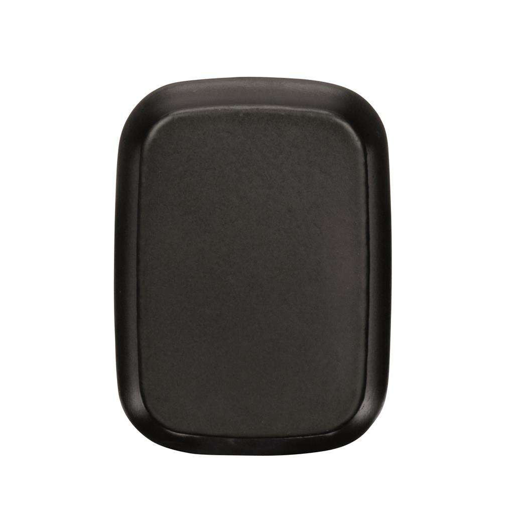 AMEROCK Revitalize 1-1/4" Length Rectangle Cabinet Knob in Black Bronze BP55340BBR Topview