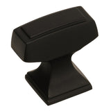 AMEROCK Mulholland Rectangle Cabinet Knob in Black Bronze (+2 Sizes)