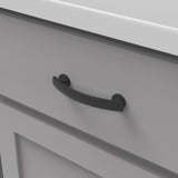 HICKORY American Diner Handle Cabinet Pulls in Matte Black (+7 Sizes)