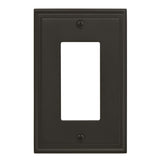 AMEROCK Mulholland GFI Rocker Wall Plate in Black Bronze (+3 Styles)