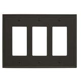 AMEROCK Mulholland GFI Rocker Wall Plate in Black Bronze (+3 Styles)
