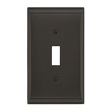 AMEROCK Candler Toggle Switch Wall Plate in Black Bronze (+3 Styles)