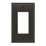 AMEROCK Candler GFI Rocker Wall Plate in Black Bronze (+3 Styles)