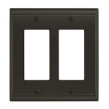 AMEROCK Candler GFI Rocker Wall Plate in Black Bronze (+3 Styles)