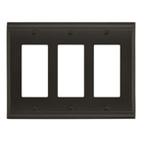 AMEROCK Candler GFI Rocker Wall Plate in Black Bronze (+3 Styles)