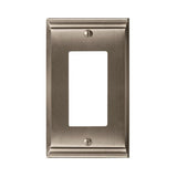 AMEROCK Candler GFI Rocker Wall Plate in Satin Nickel (+3 Styles)